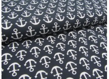 Jersey Anker dunkelblau